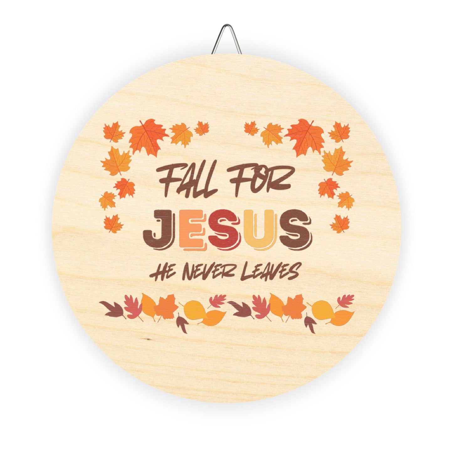 Fall For Jesus Harvest Wood Signs