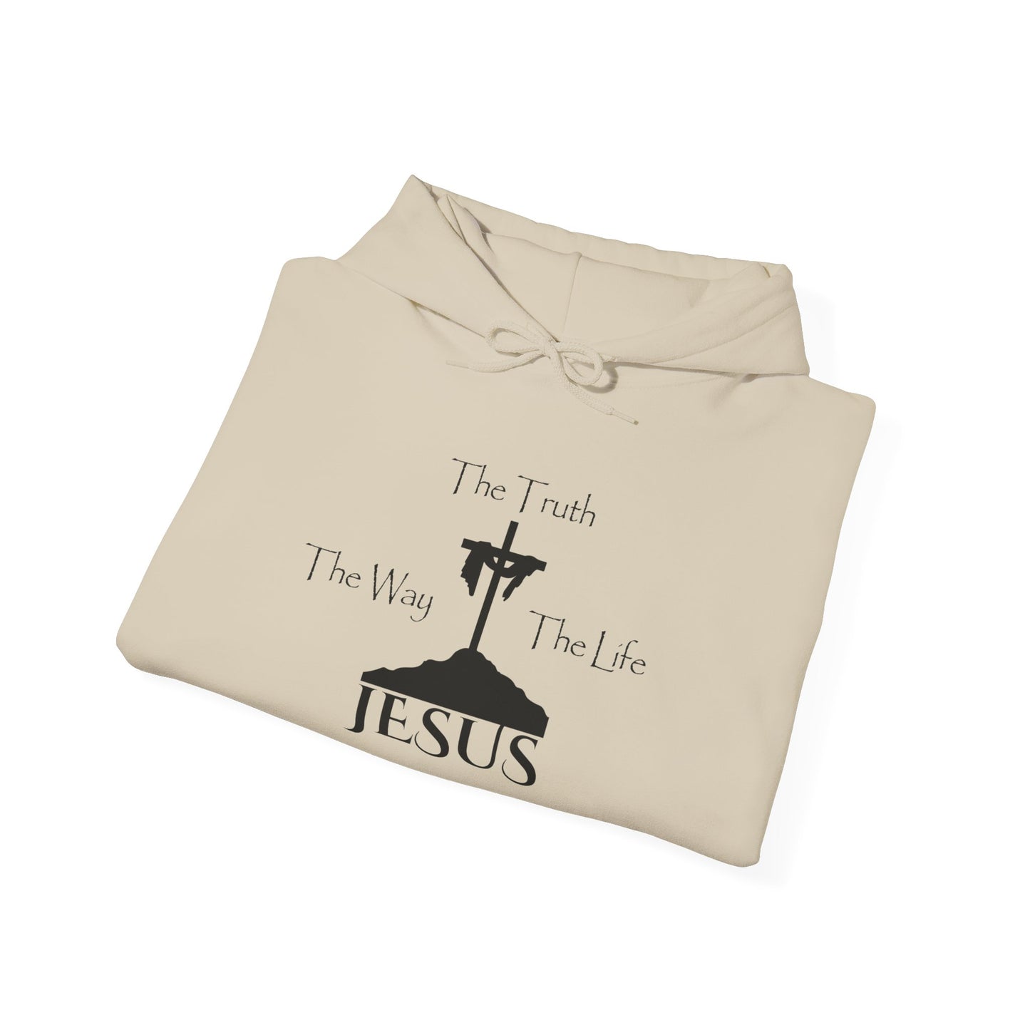 Jesus The Way The Truth The Life Unisex Heavy Blend™ Hooded Sweatshirt