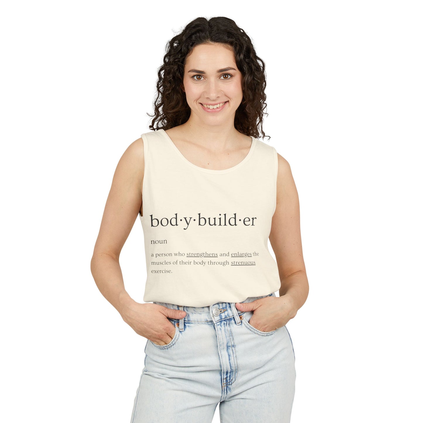 Bodybuilder Definition Unisex Garment-Dyed Tank Top