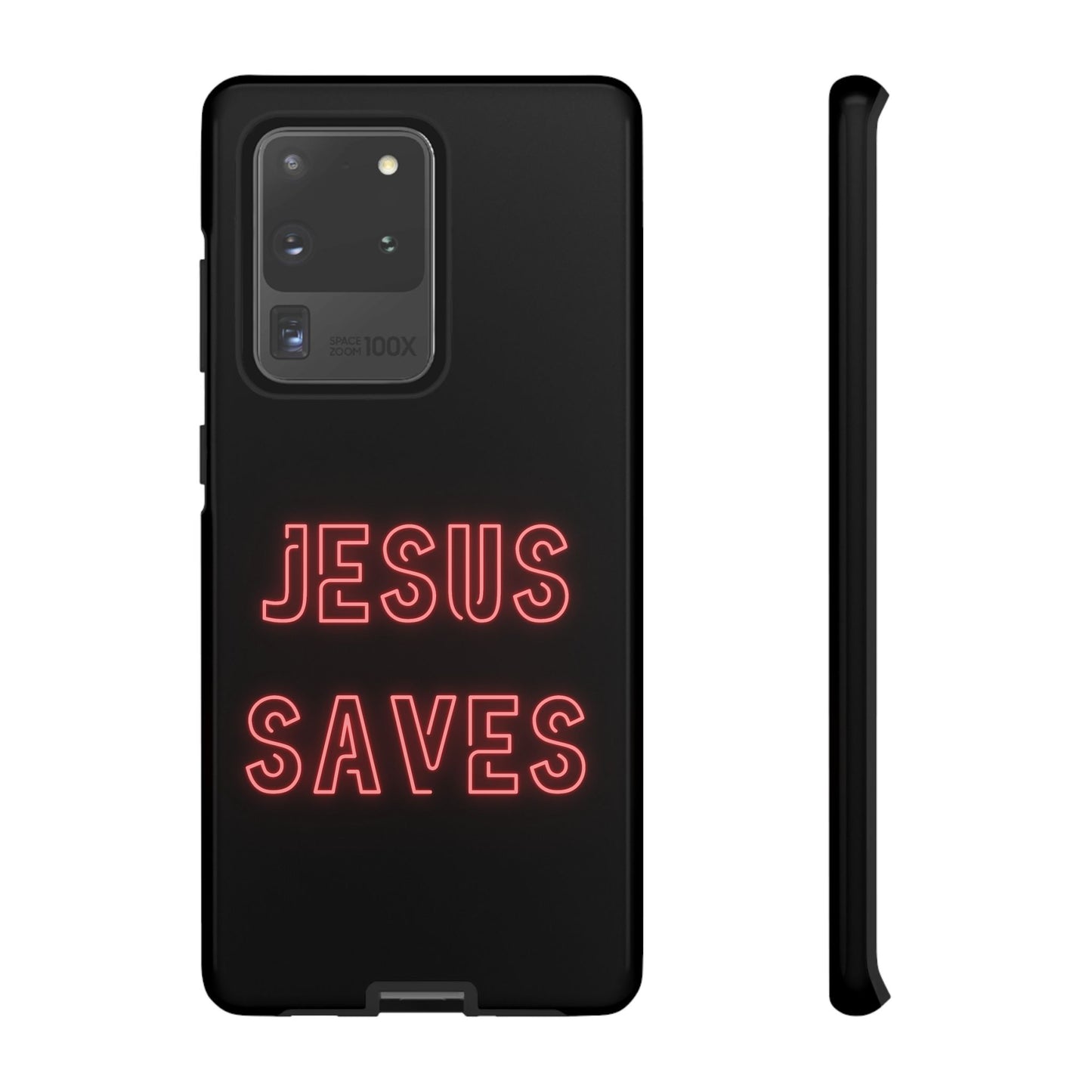 Jesus Saves Neon Signage Tough Cases Iphone Samsung Google