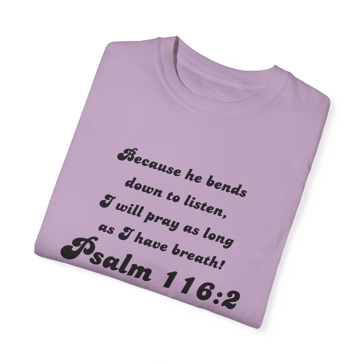 Psalm 116:8 Unisex Garment-Dyed T-shirt