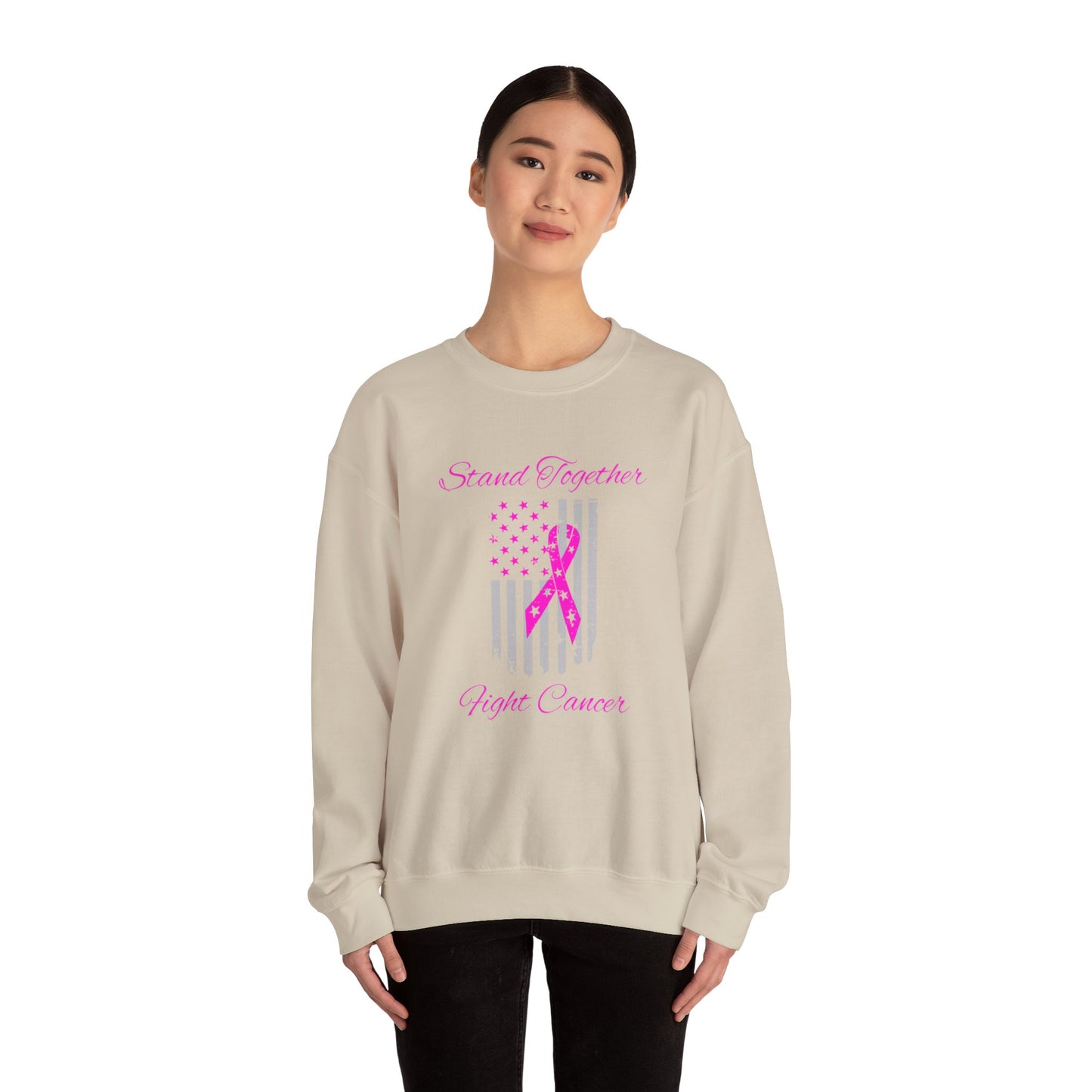 Stand Together Fight Breast Cancer Unisex Heavy Blend™ Crewneck Sweatshirt