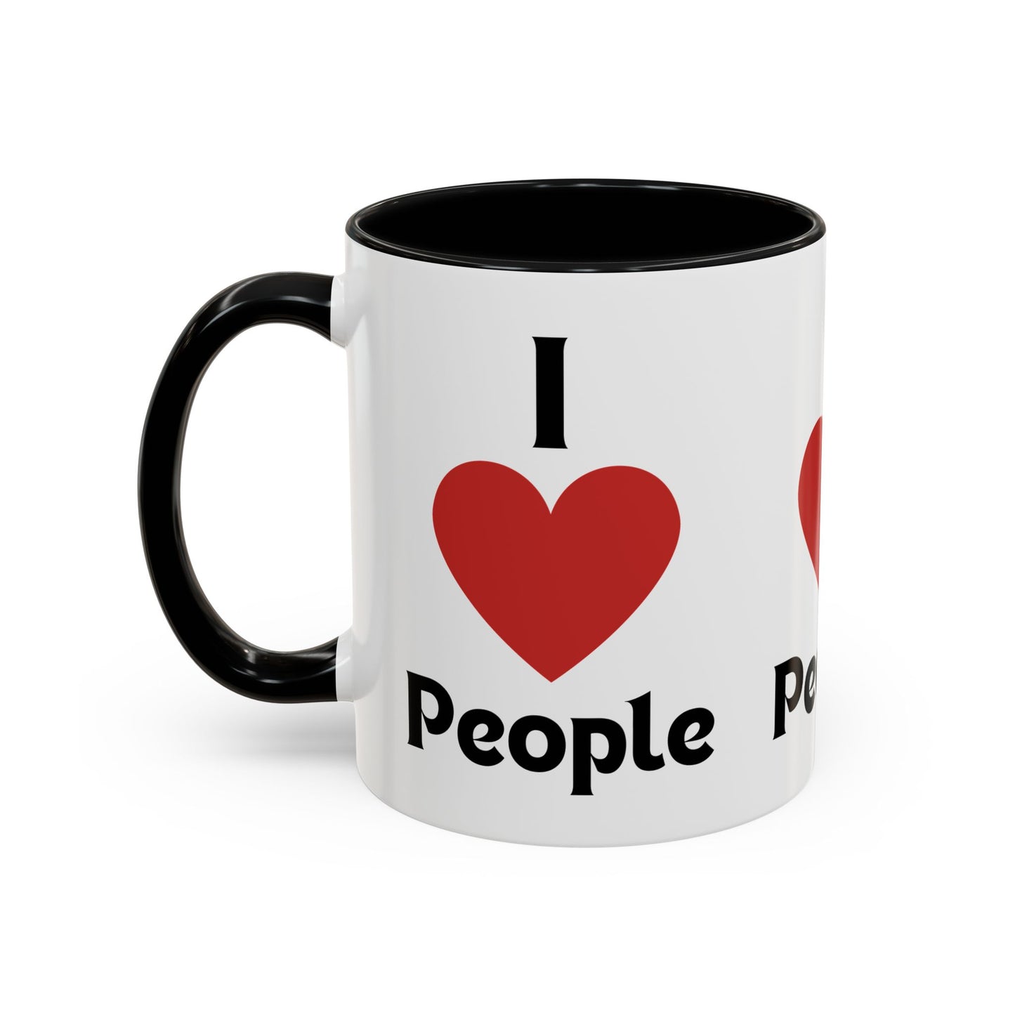 I love People Accent Coffee Mug (11, 15oz)