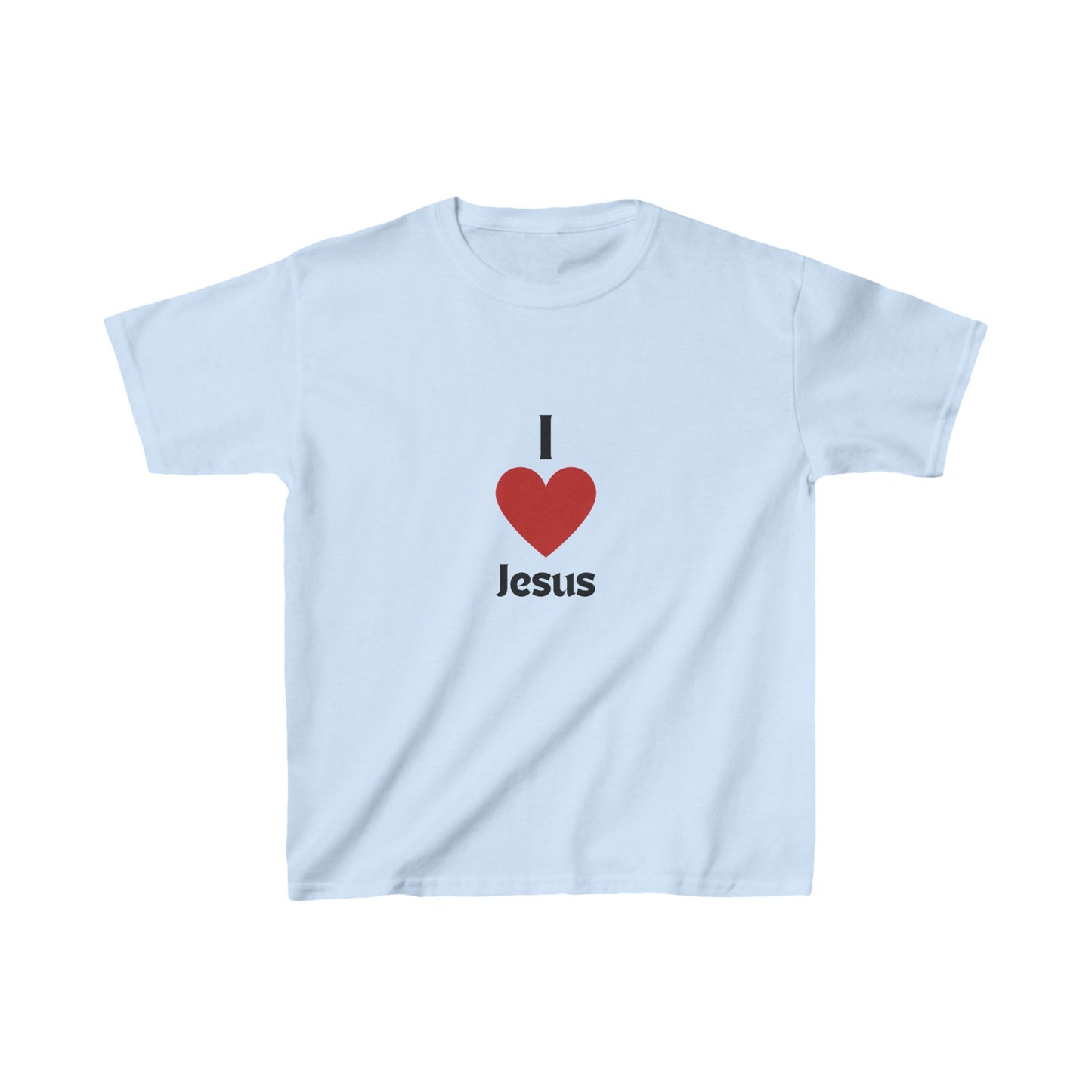 Kids T-Shirt - I Love Jesus Christian Tee