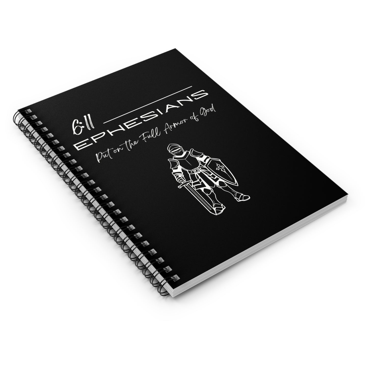 Ephesians 6:11 Armor Spiral Notebook - Ruled Line