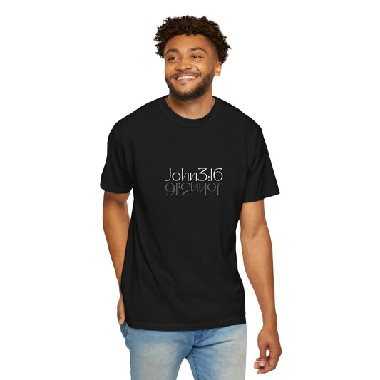 John 3:16 Unisex Garment-Dyed T-shirt