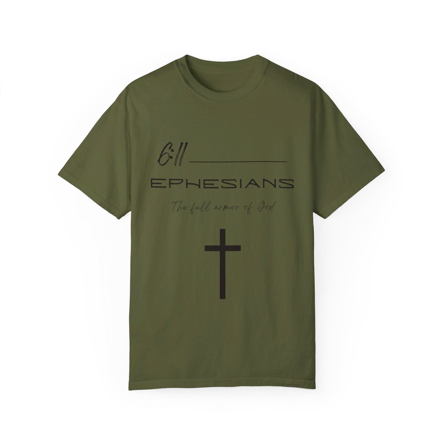 Ephesians 6:11 Armor of God Unisex Garment-Dyed T-shirt