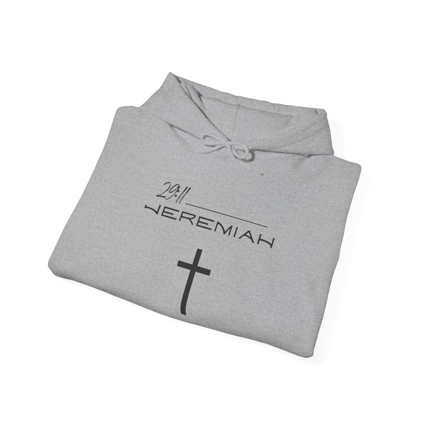 Jeremiah 29:11 w/ Full Scripture On Back Unisex Heavy Blend™ Hooded Sweatshirt