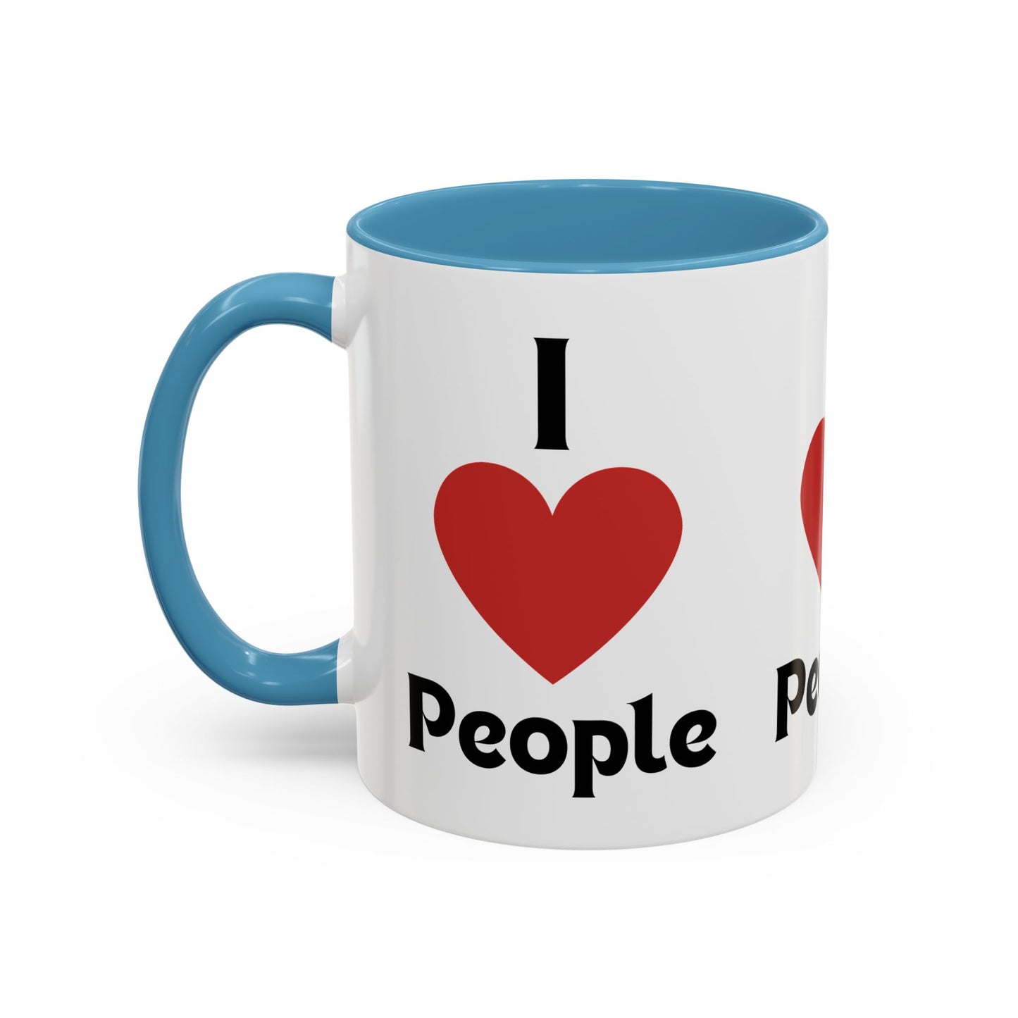 I love People Accent Coffee Mug (11, 15oz)