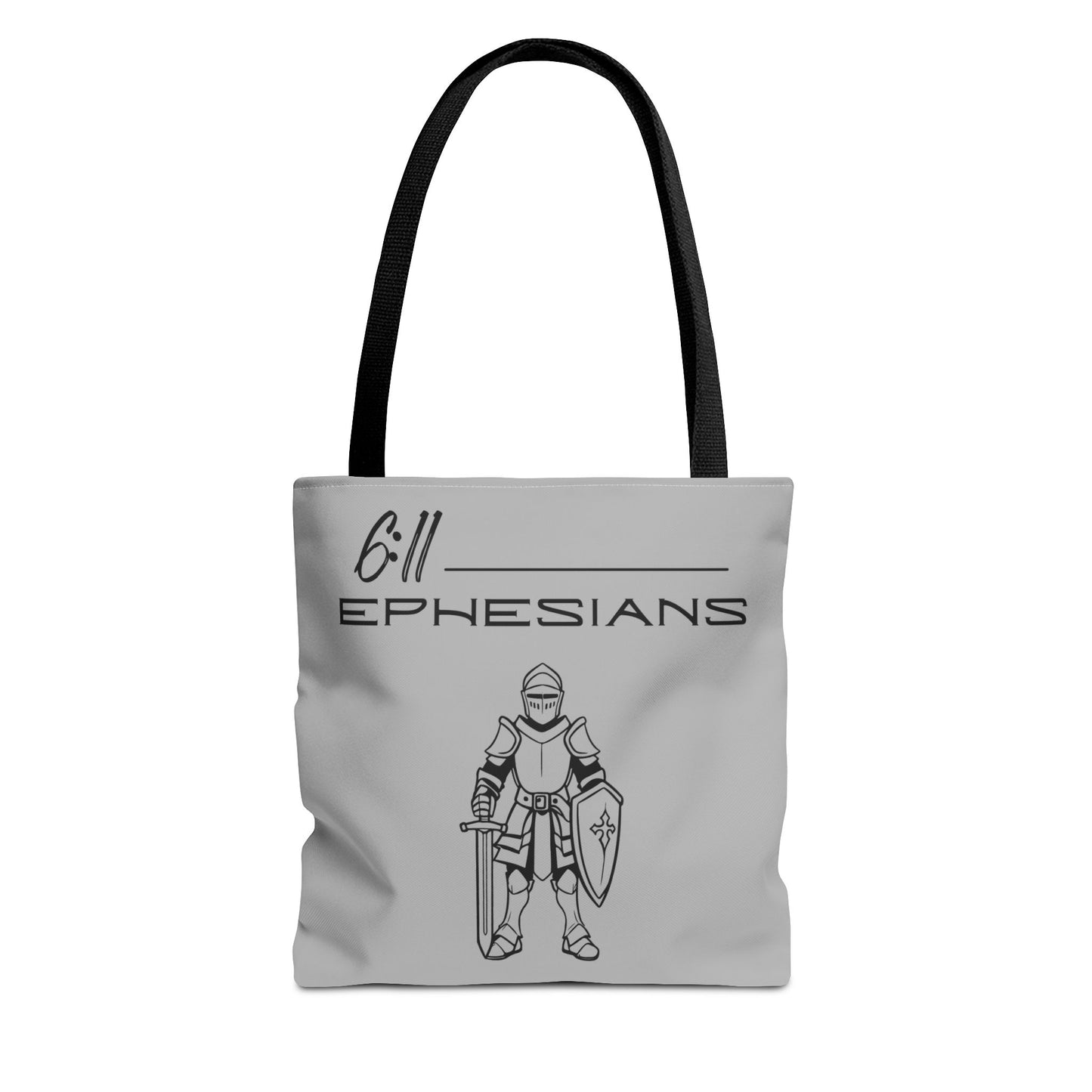 Ephesians 6:11 Full Armor of God Tote Bag (AOP)