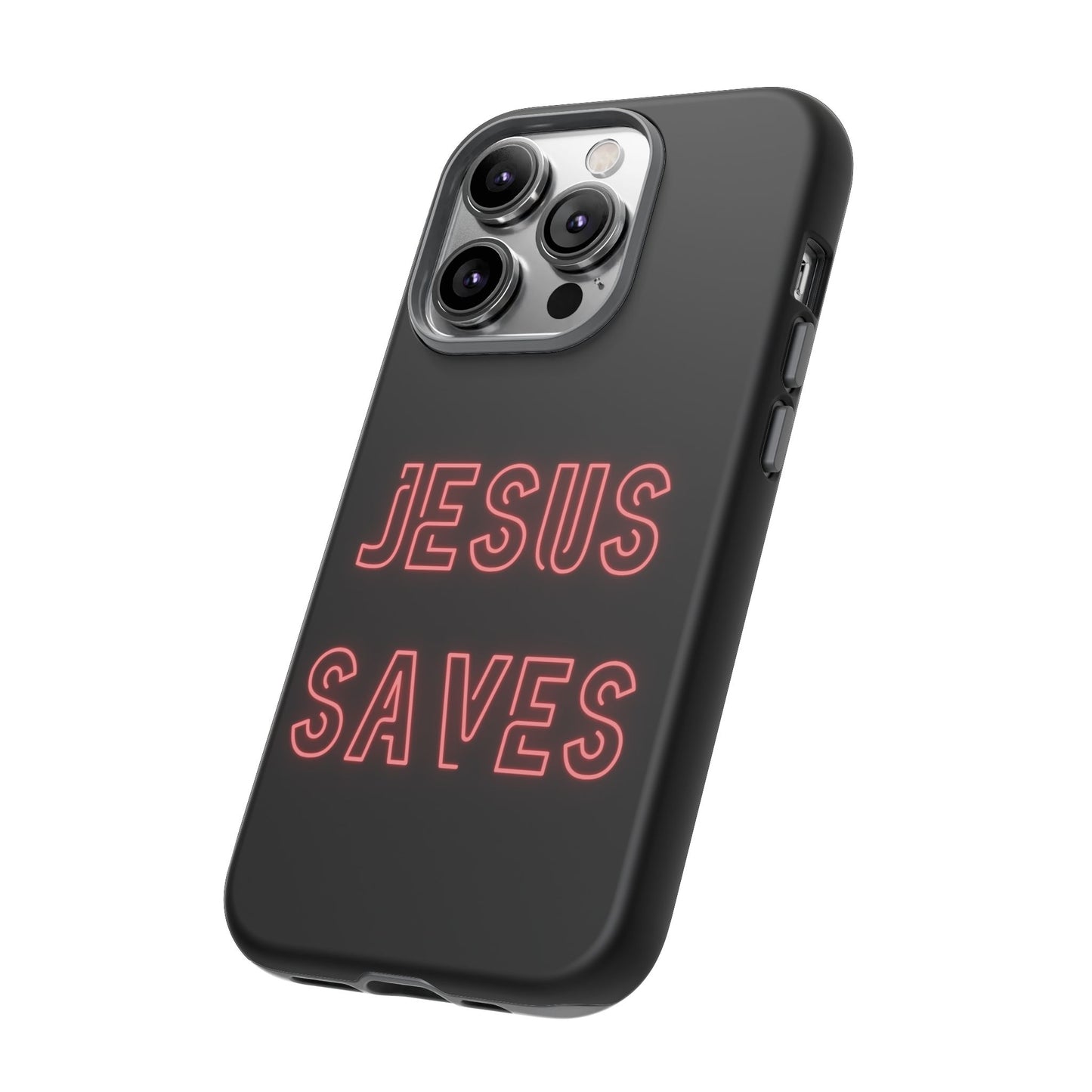 Jesus Saves Neon Signage Tough Cases Iphone Samsung Google