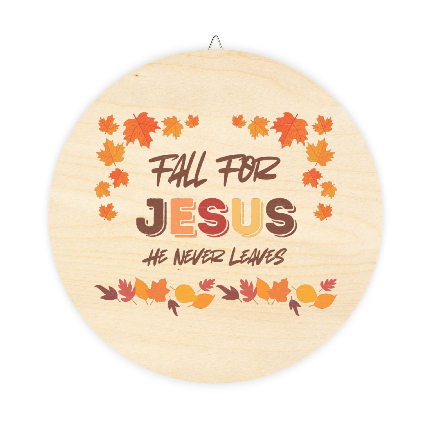 Fall For Jesus Harvest Wood Signs