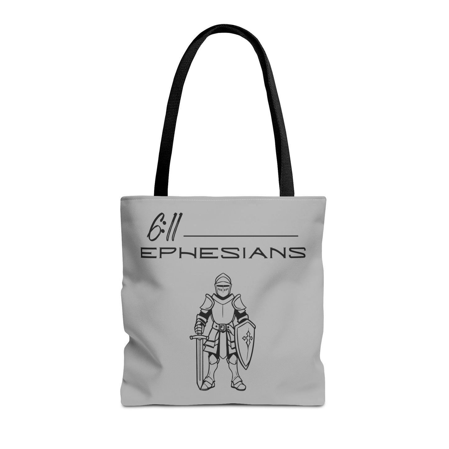 Ephesians 6:11 Full Armor of God Tote Bag (AOP)