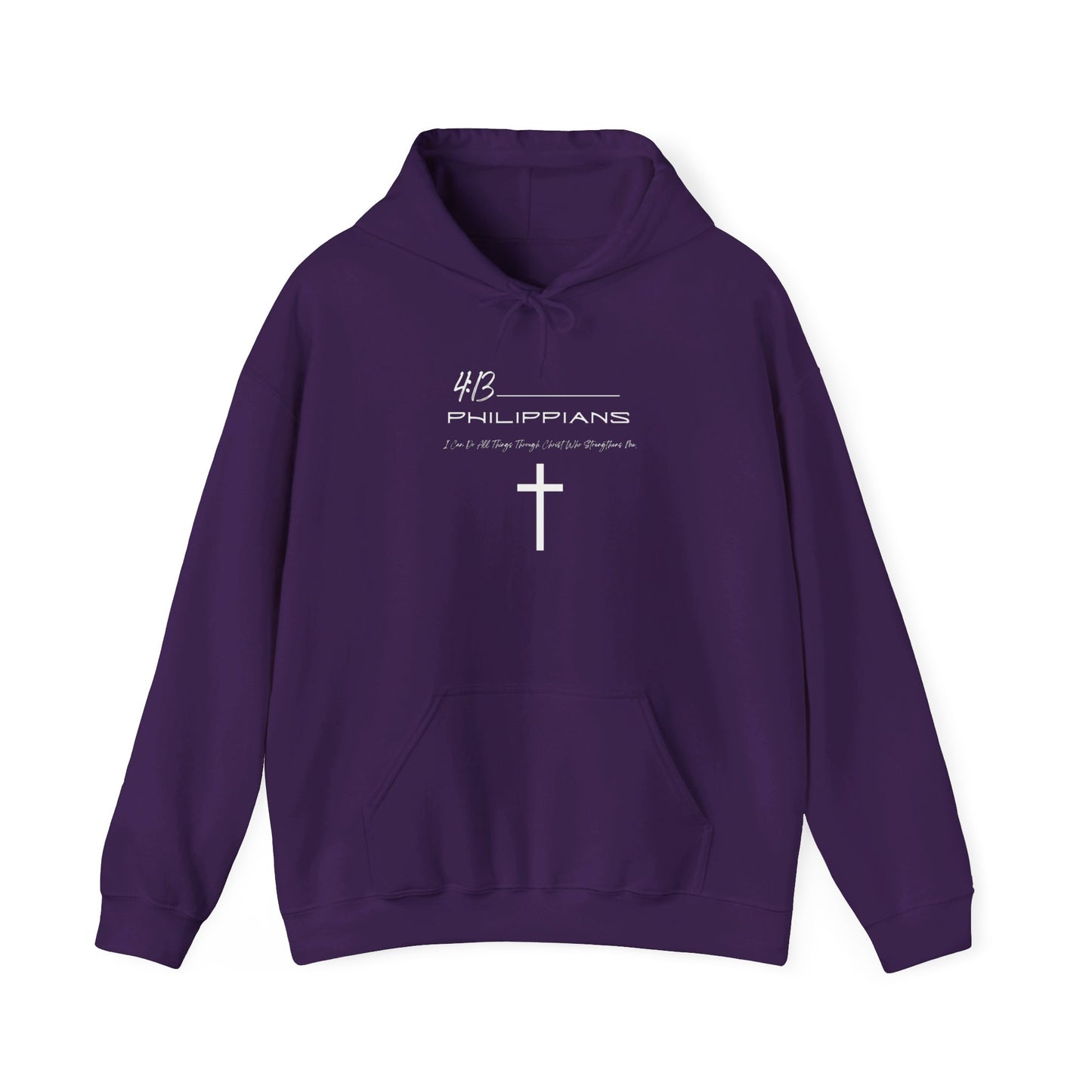 Philippians 4:13 Unisex Heavy Blend™ Hooded Sweatshirt