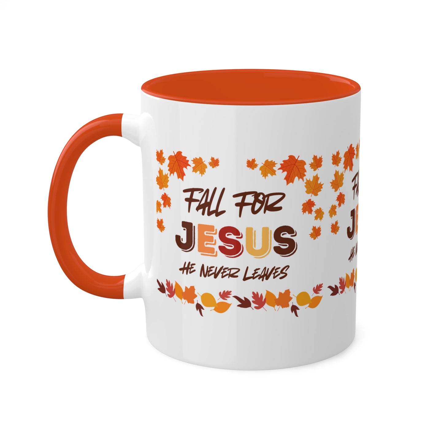 Fall For Jesus Harvest Colorful Mugs, 11oz