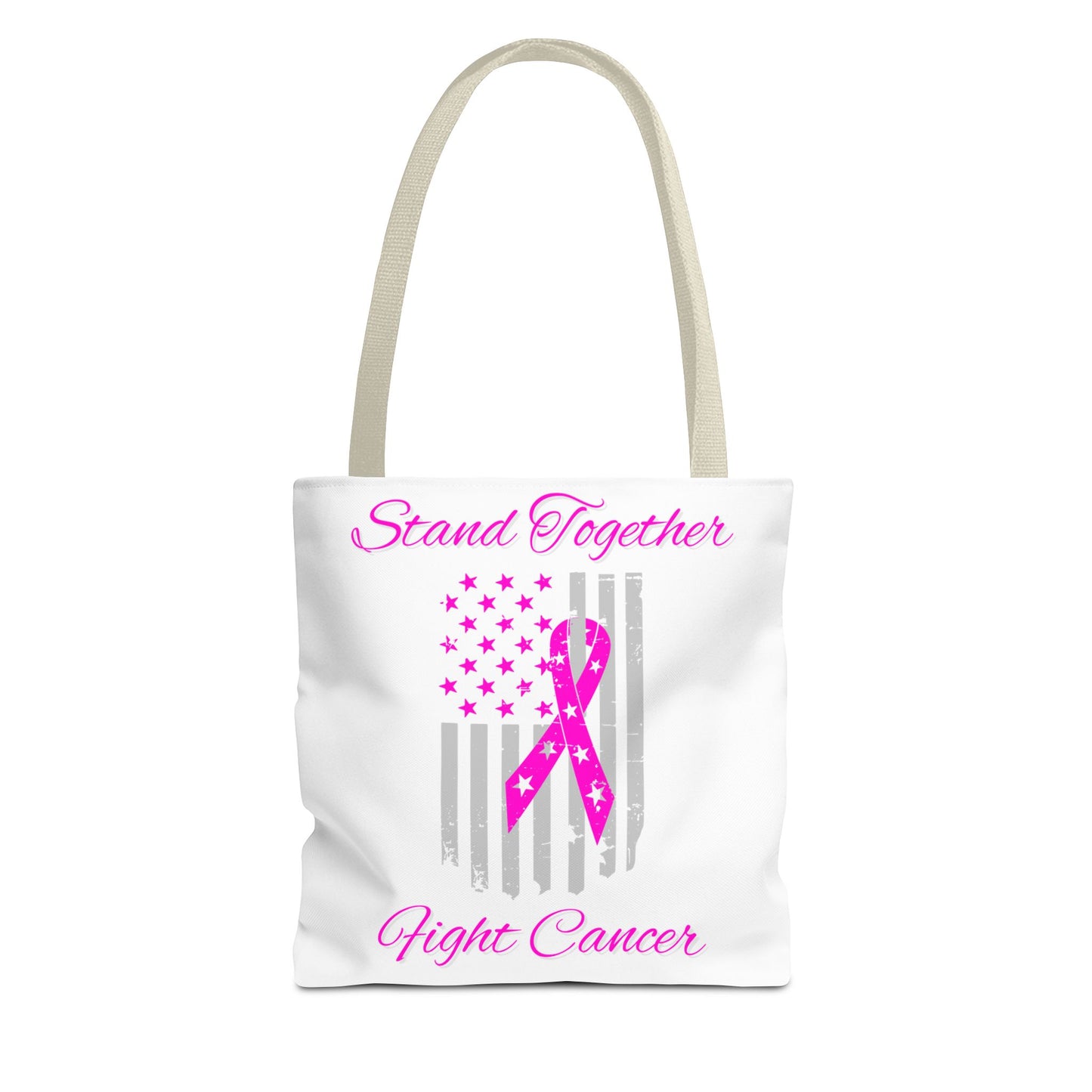 Stand Together Fight Breast Cancer Tote Bag (AOP)