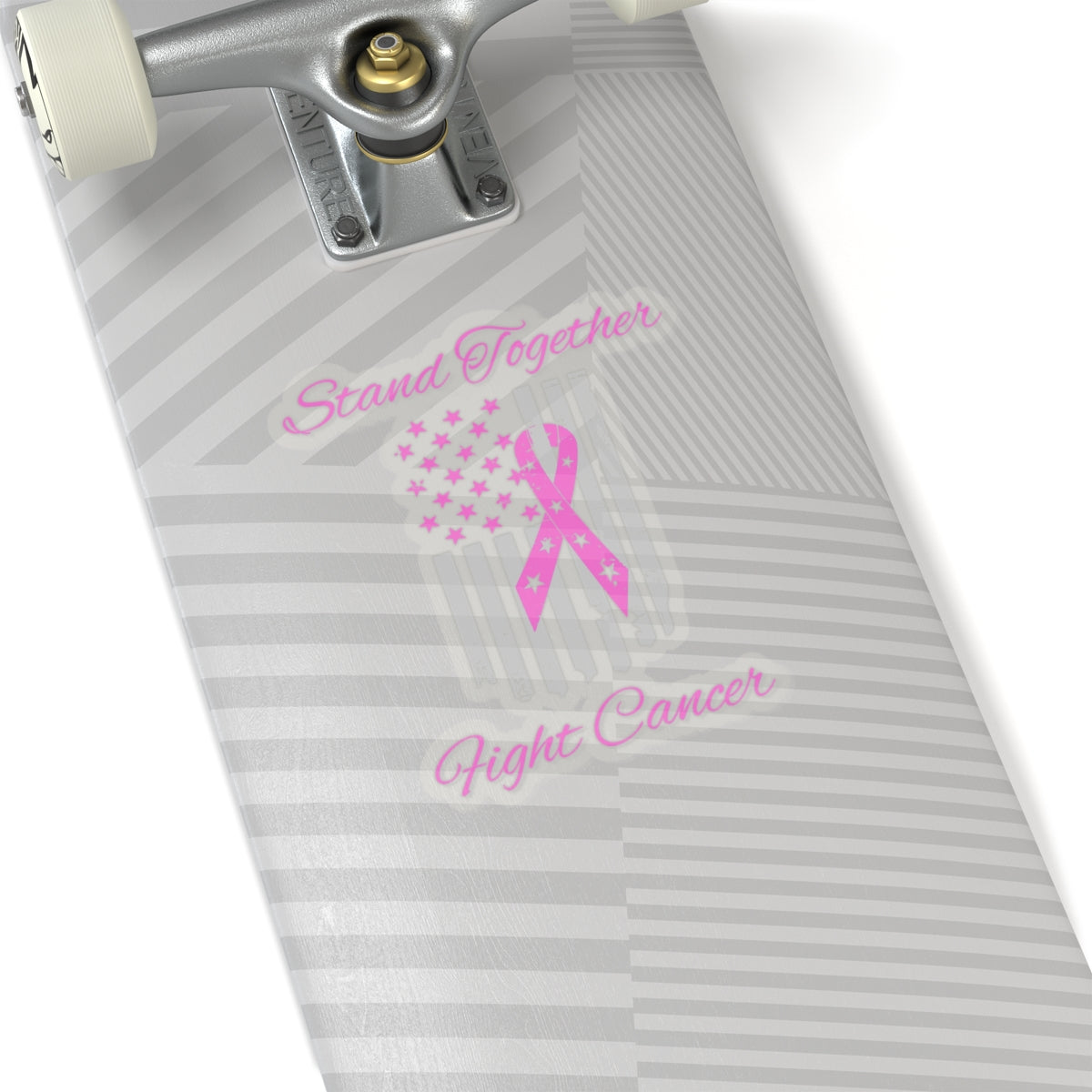 Stand Together Fight Breast Cancer Kiss-Cut Stickers