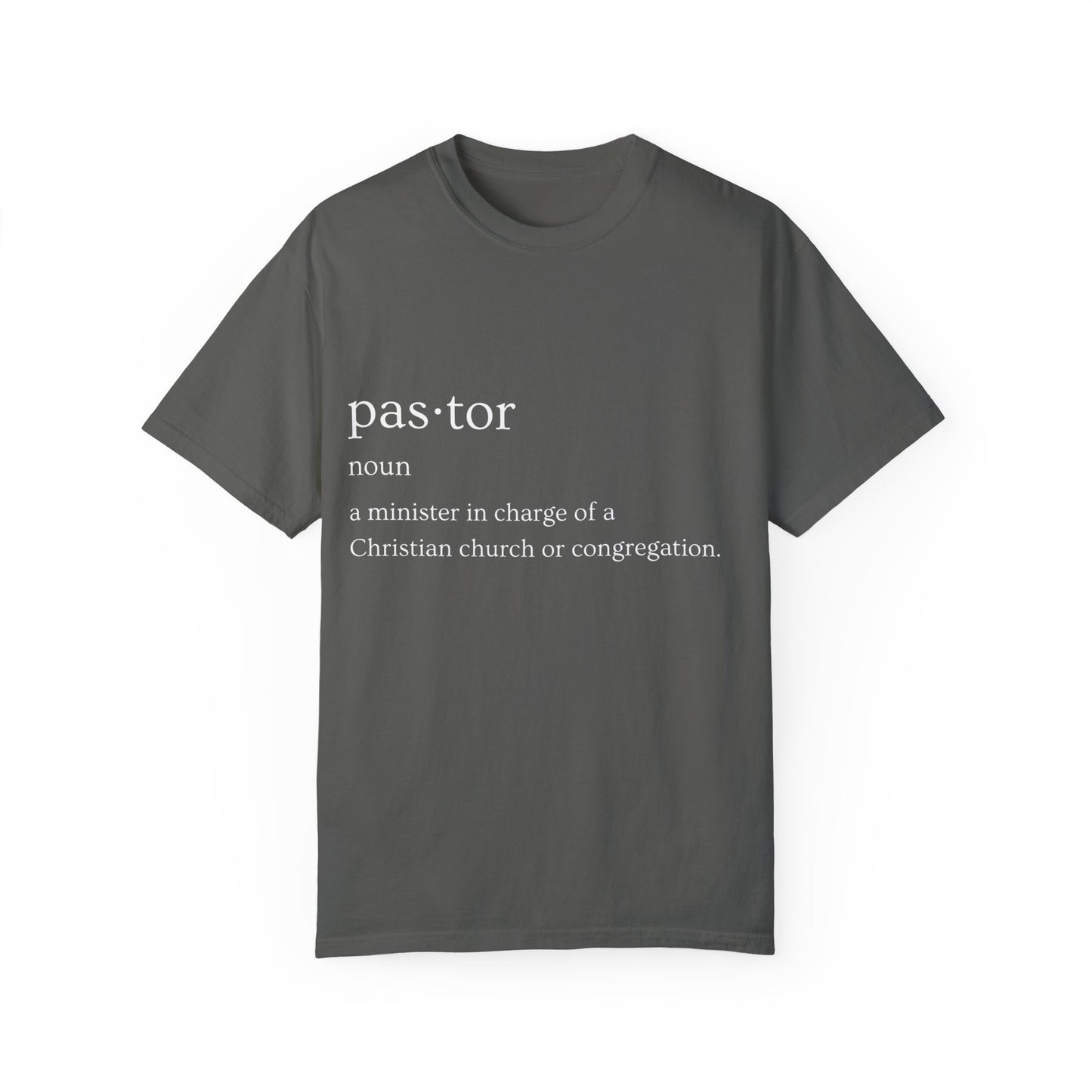 Pastor Definition Unisex Garment-Dyed T-shirt