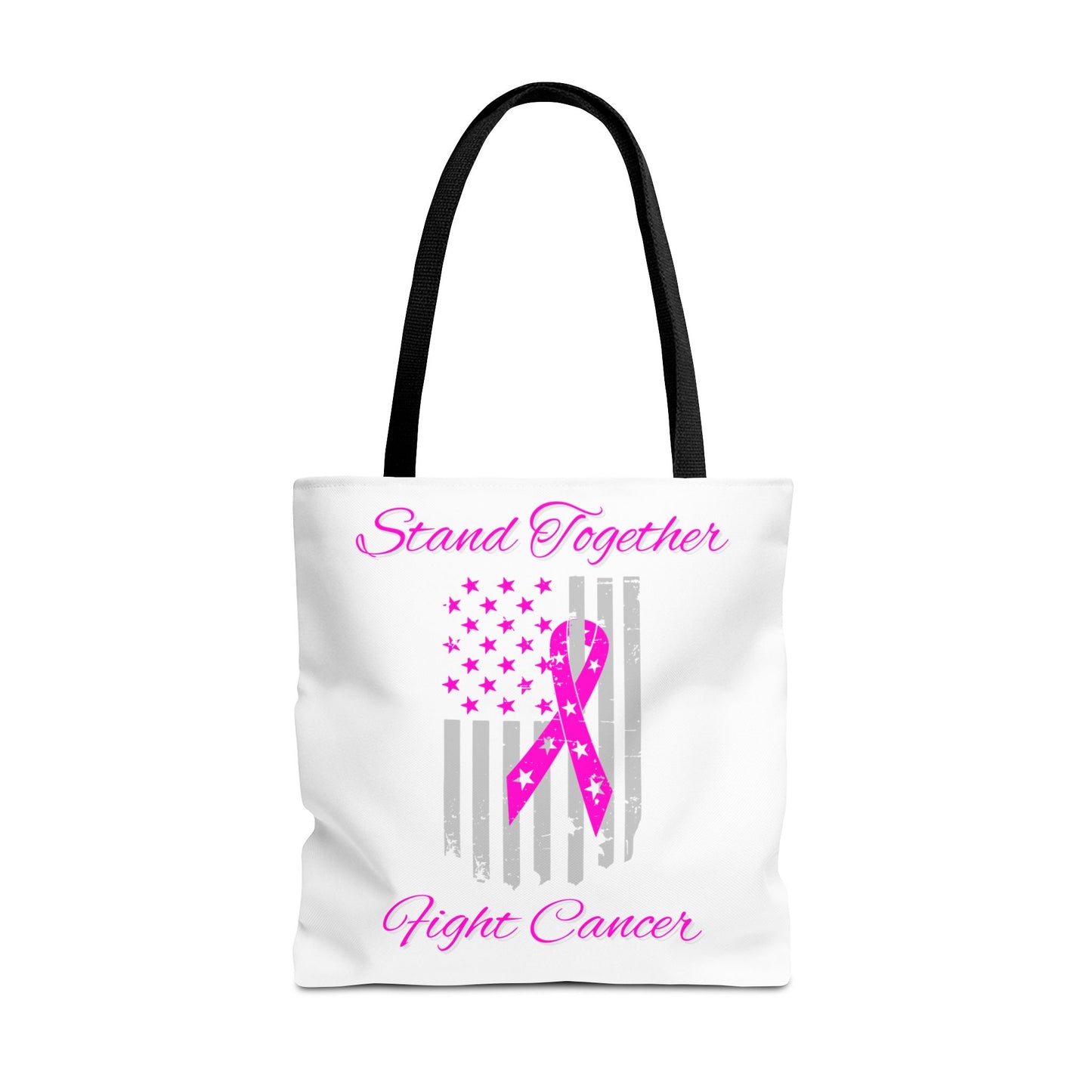 Stand Together Fight Breast Cancer Tote Bag (AOP)