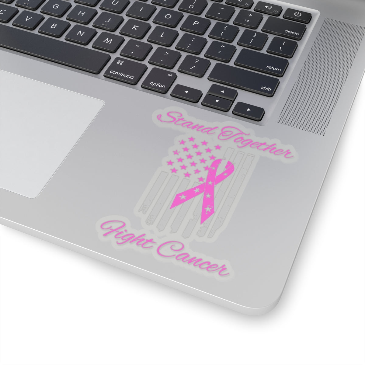 Stand Together Fight Breast Cancer Kiss-Cut Stickers