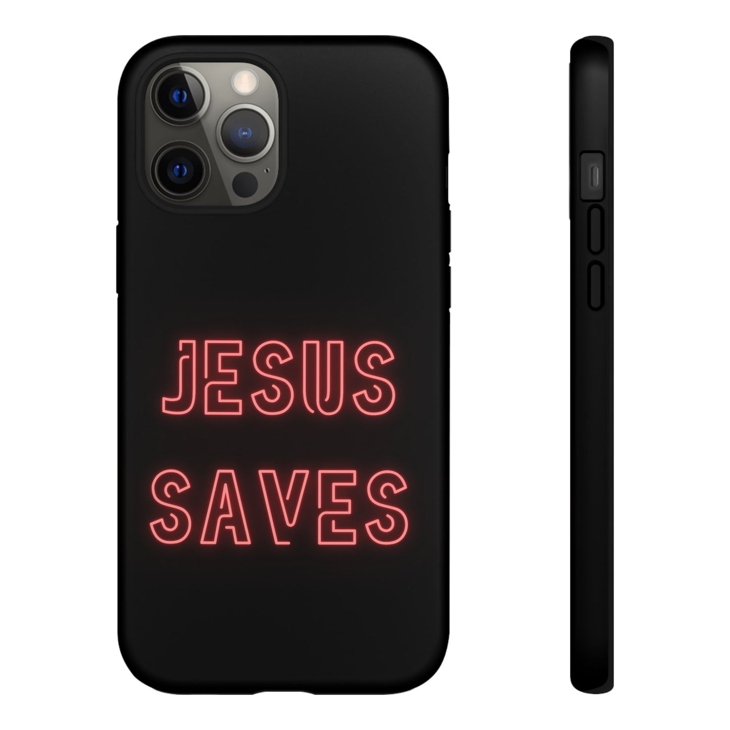 Jesus Saves Neon Signage Tough Cases Iphone Samsung Google