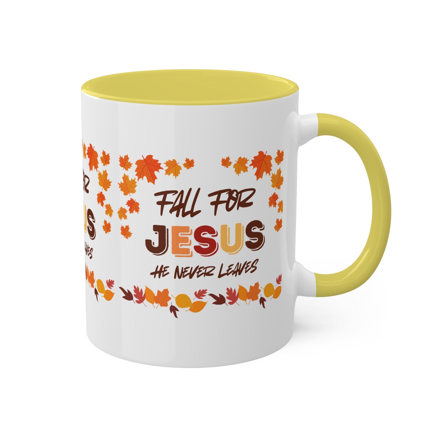 Fall For Jesus Harvest Colorful Mugs, 11oz