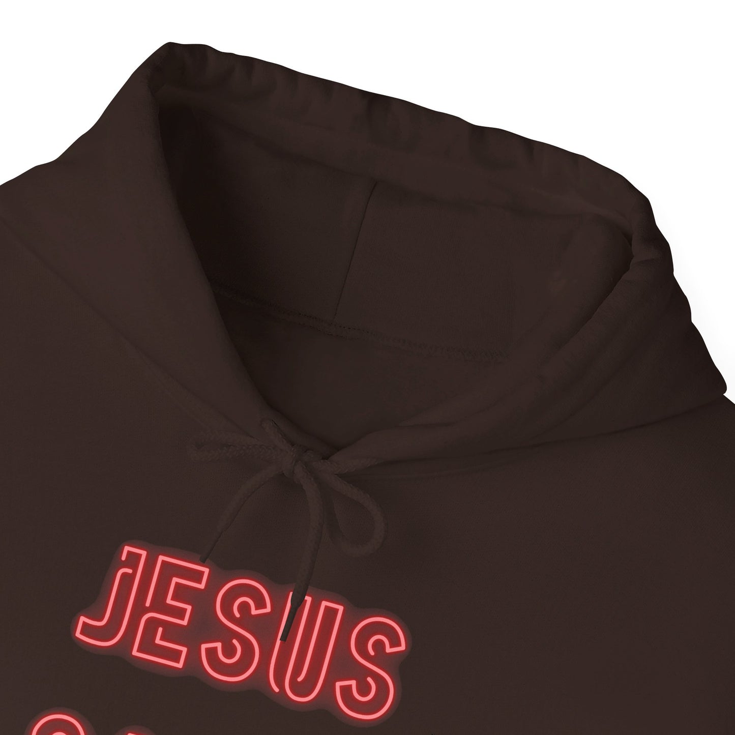 Jesus Saves Neon Signage Unisex Heavy Blend™ Hooded Sweatshirt