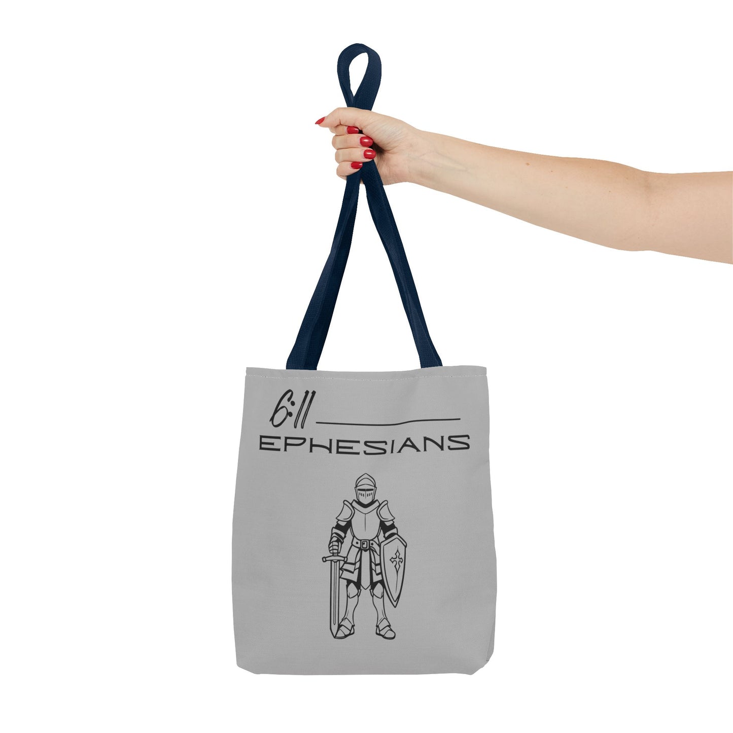 Ephesians 6:11 Full Armor of God Tote Bag (AOP)