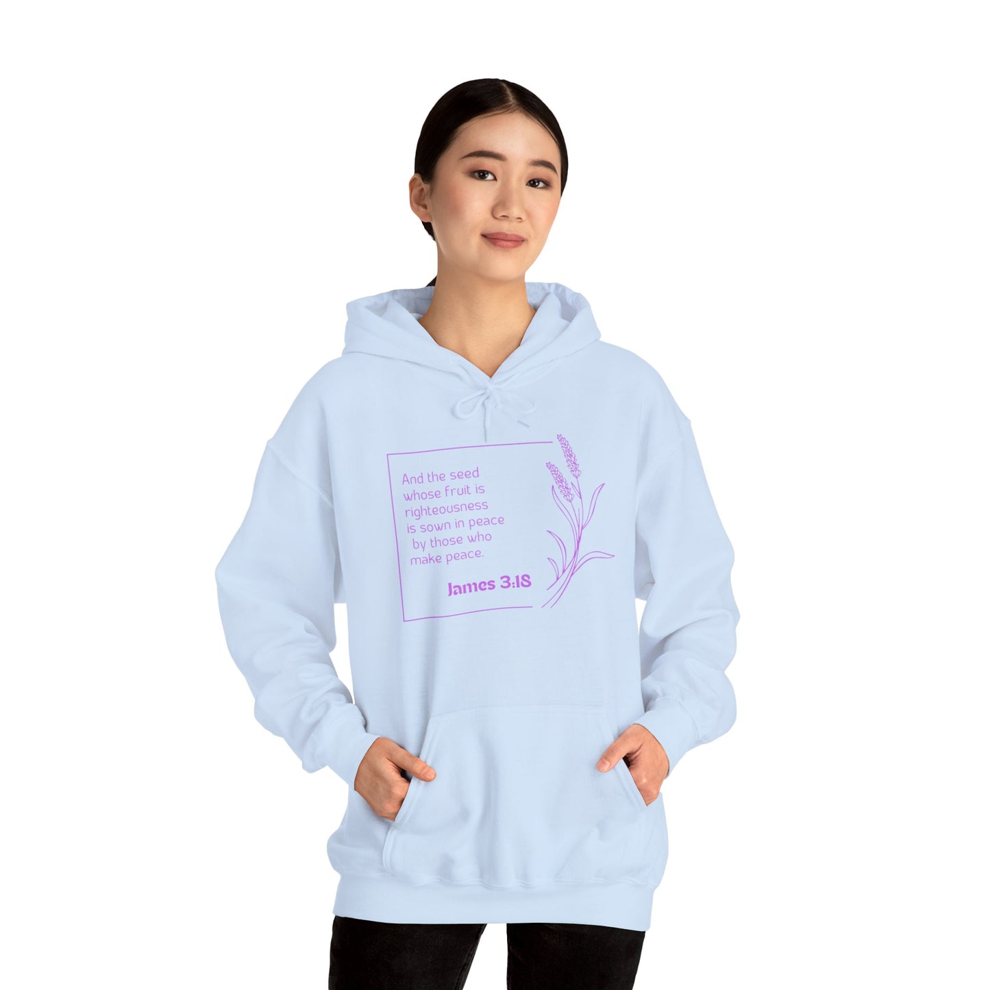 James 3:18 Unisex Heavy Blend™ Hooded Sweatshirt