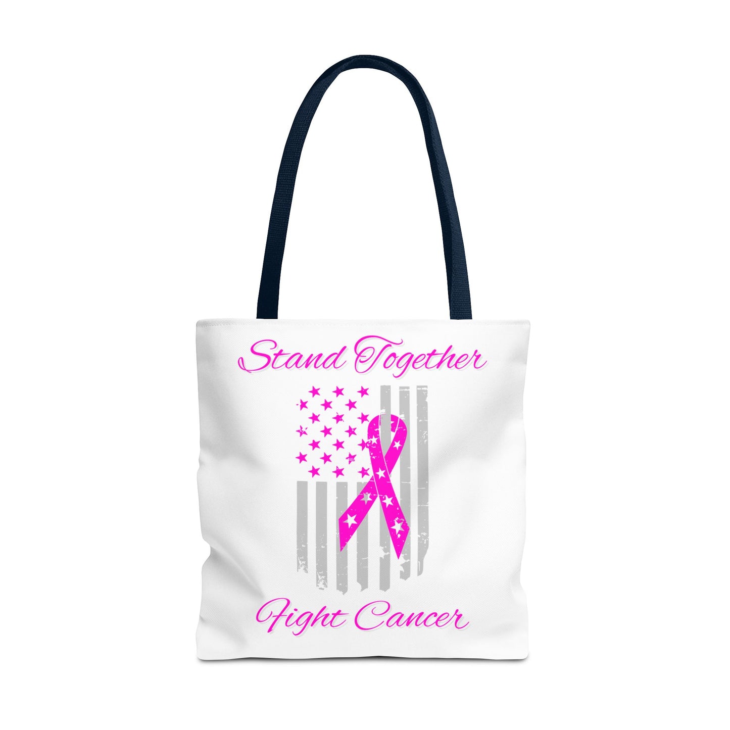 Stand Together Fight Breast Cancer Tote Bag (AOP)