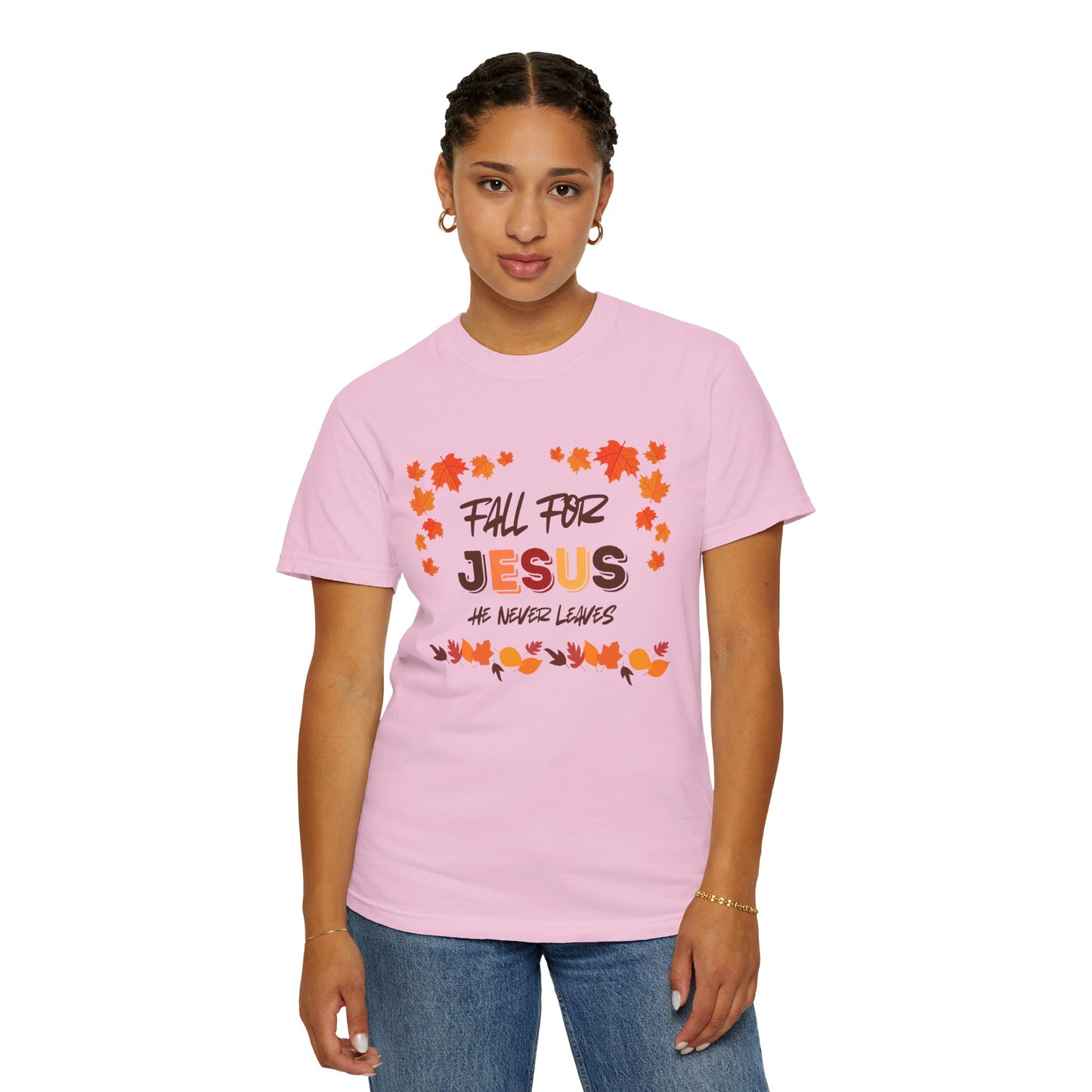 Fall For Jesus Harvest Unisex Garment-Dyed T-shirt