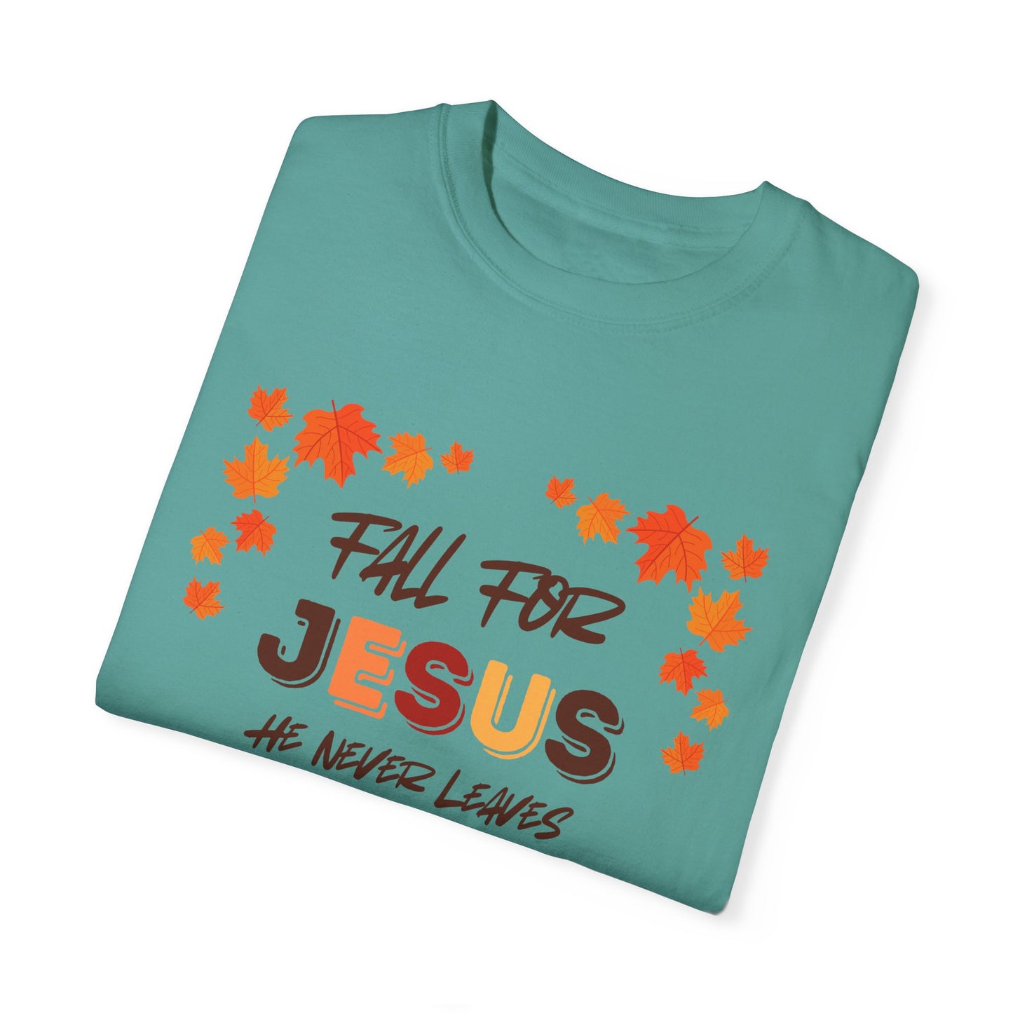 Fall For Jesus Harvest Unisex Garment-Dyed T-shirt