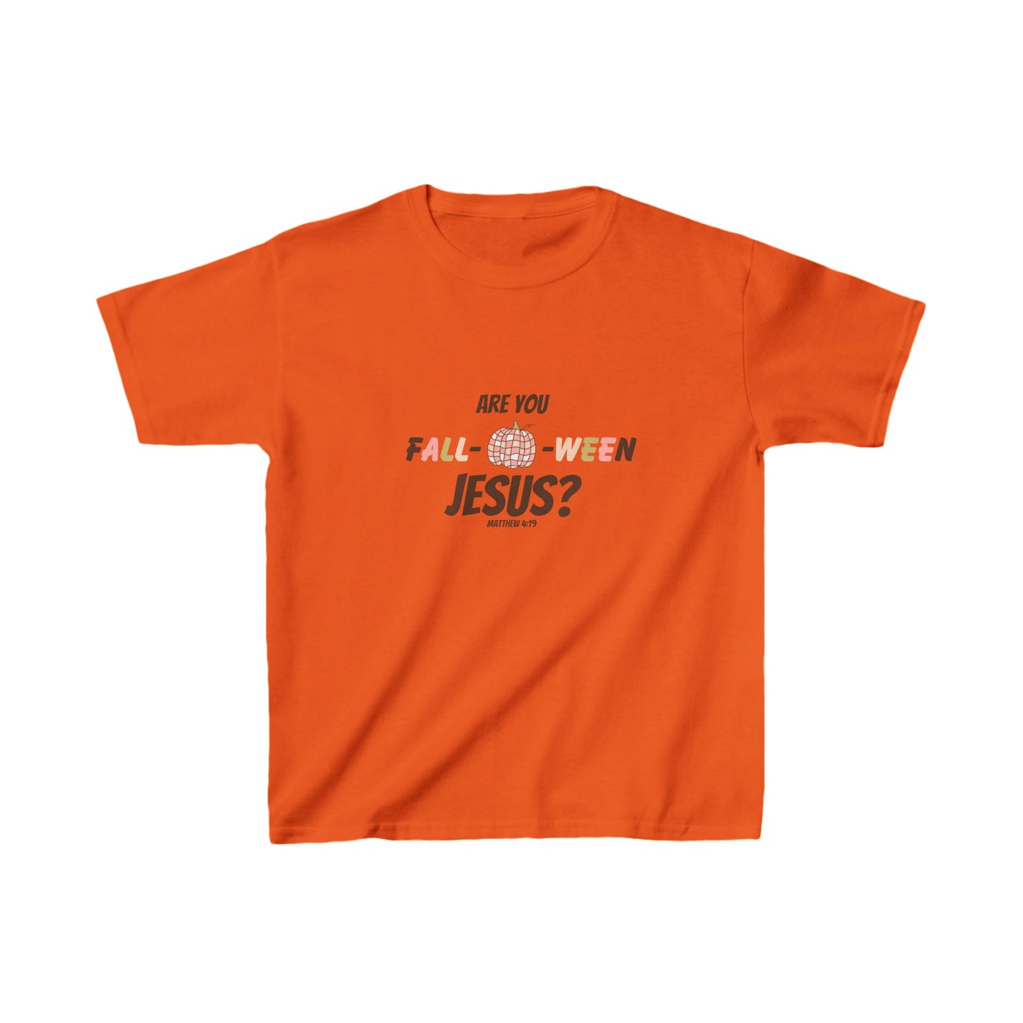 Are You Fall-O-Ween Jesus? Kids Heavy Cotton™ Tee