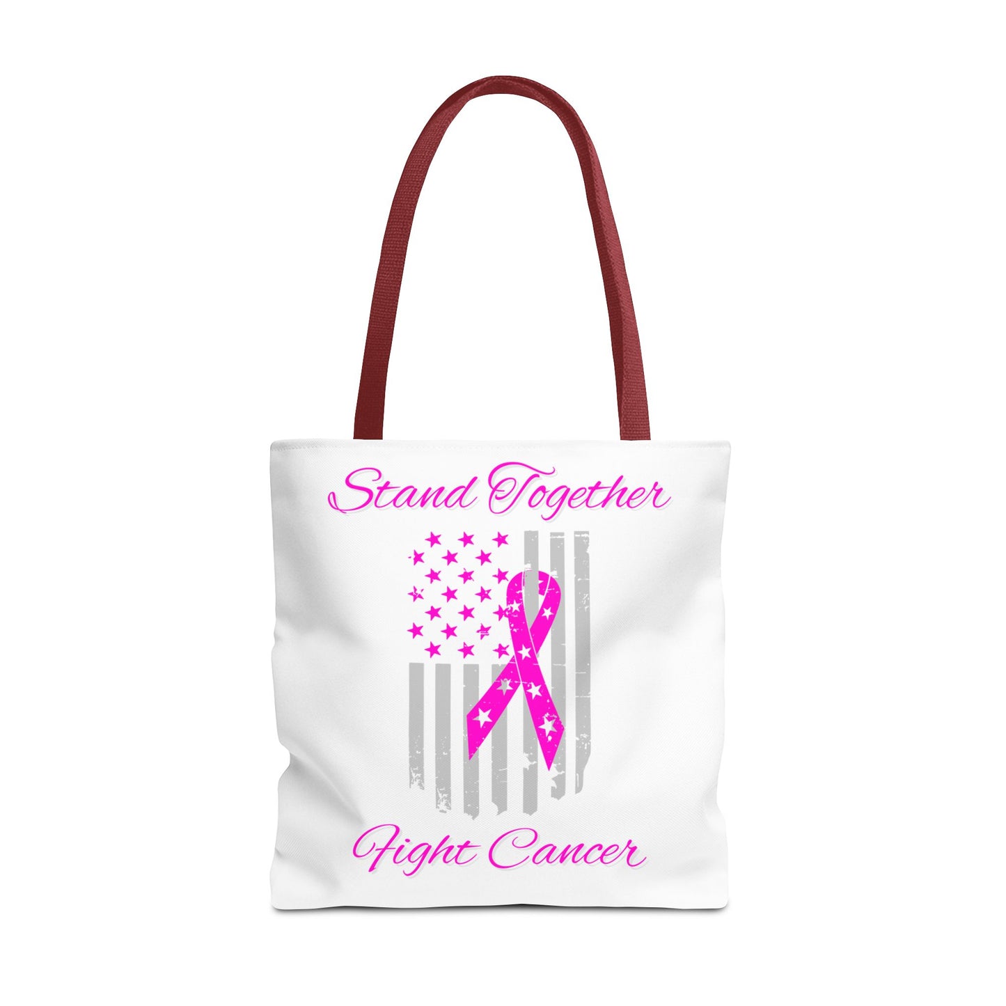 Stand Together Fight Breast Cancer Tote Bag (AOP)