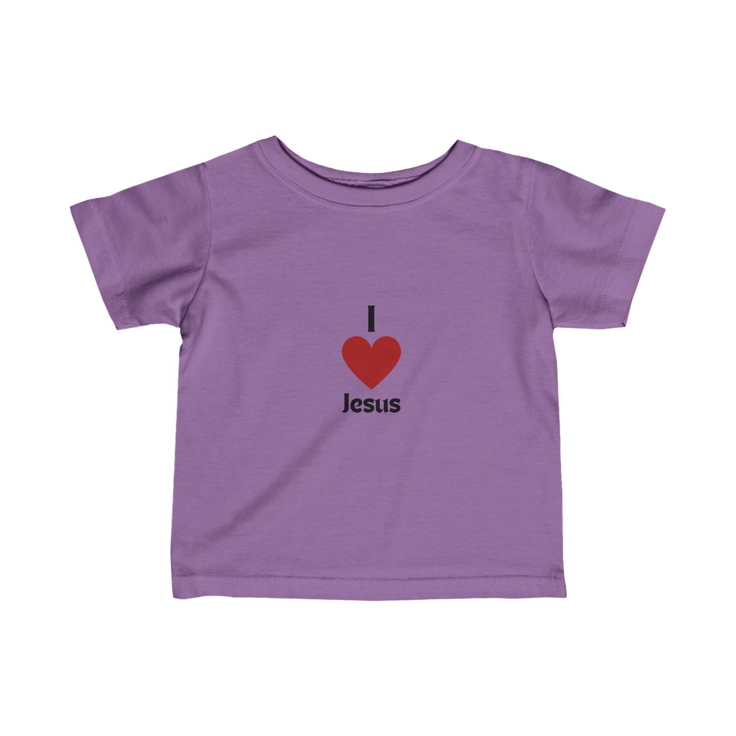 I love Jesus Infant/Toddler Tee - Fine Jersey Fabric