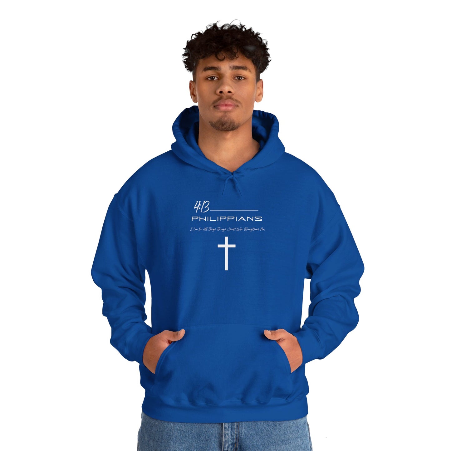 Philippians 4:13 Unisex Heavy Blend™ Hooded Sweatshirt