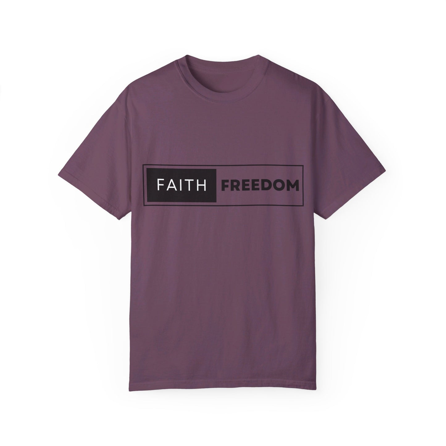 Faith Freedom Unisex Garment-Dyed T-shirt