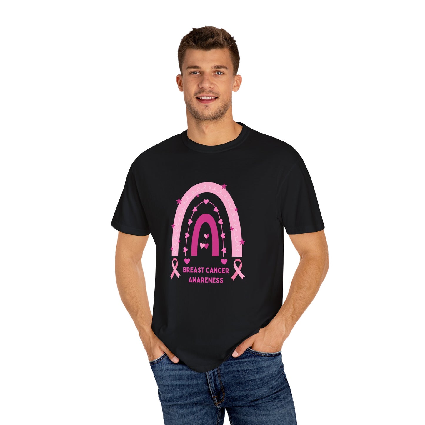 Breast Cancer Awareness Unisex Garment-Dyed T-shirt