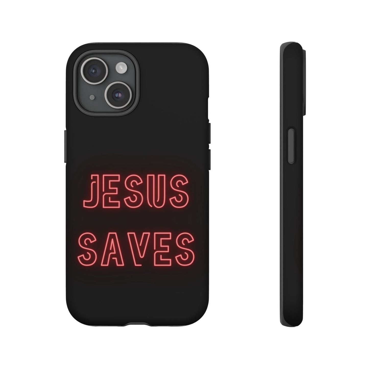 Jesus Saves Neon Signage Tough Cases Iphone Samsung Google