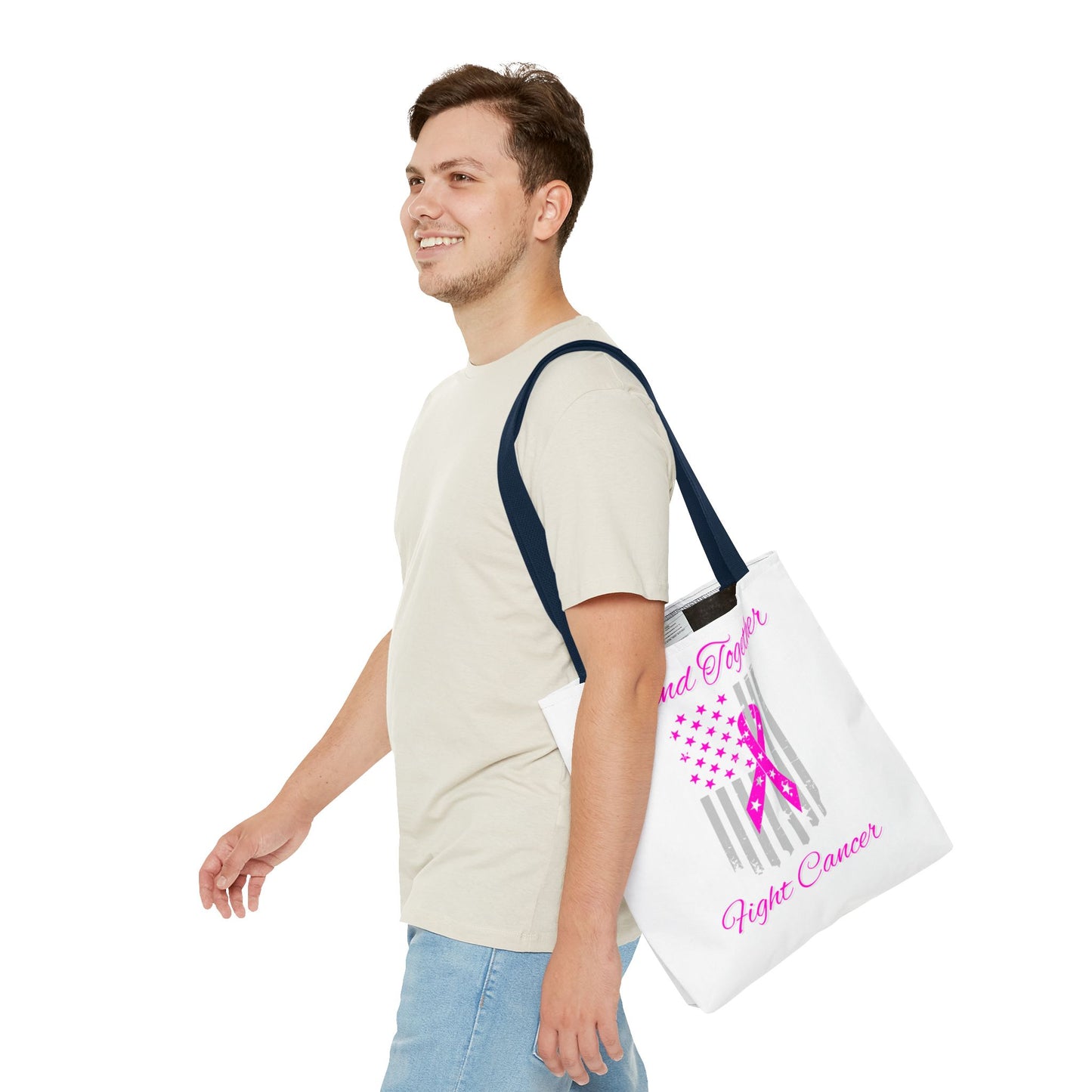 Stand Together Fight Breast Cancer Tote Bag (AOP)