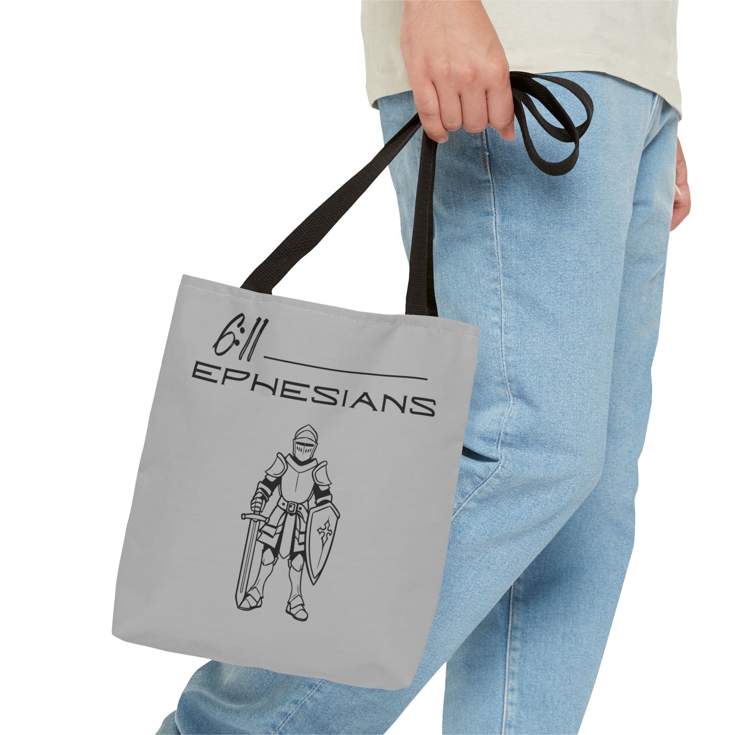 Ephesians 6:11 Full Armor of God Tote Bag (AOP)