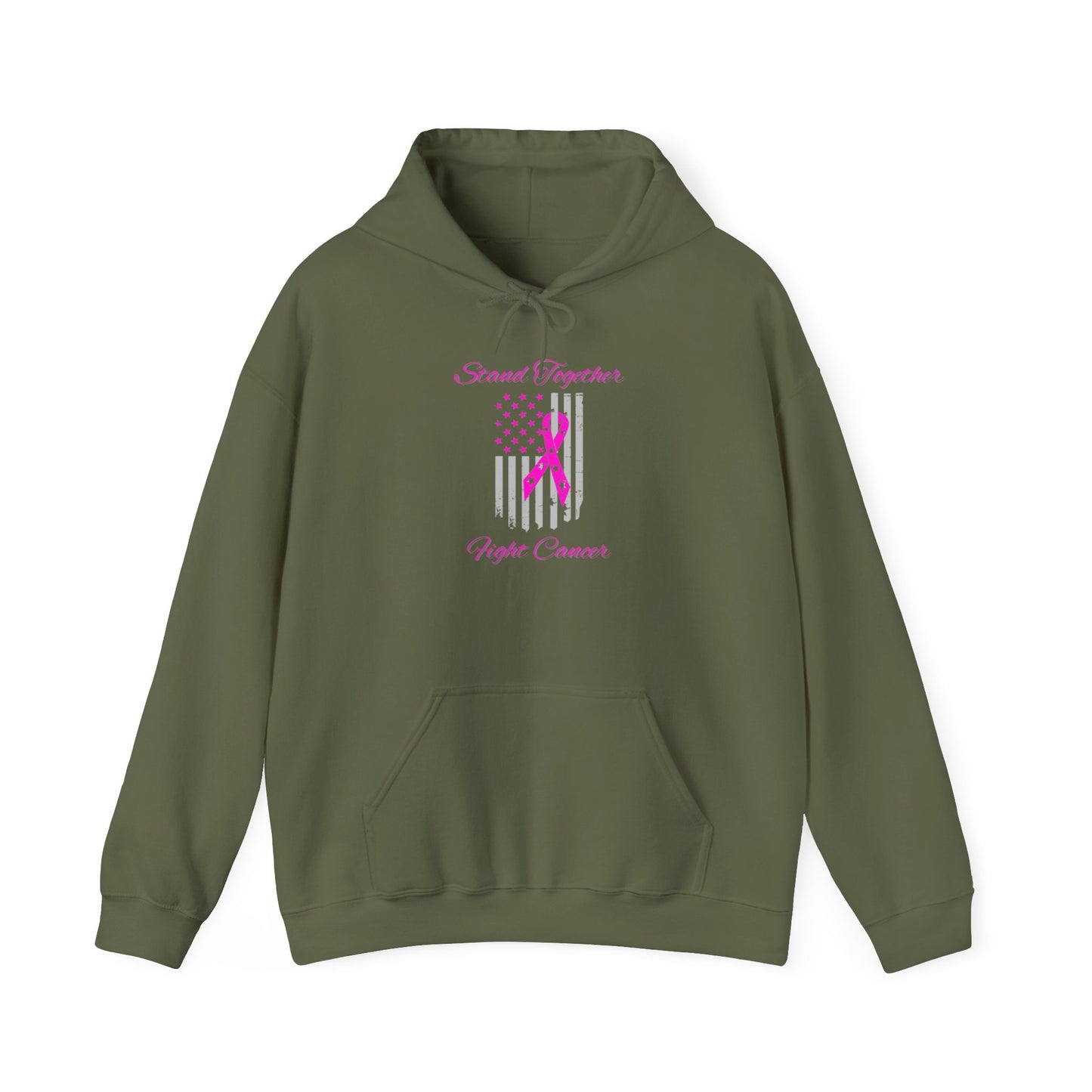 Stand Together Fight Breast Cancer Unisex Heavy Blend™ Hooded Sweatshirt