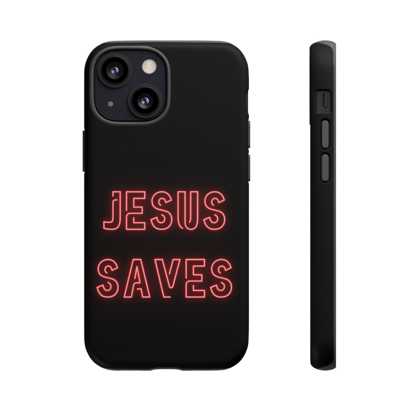 Jesus Saves Neon Signage Tough Cases Iphone Samsung Google