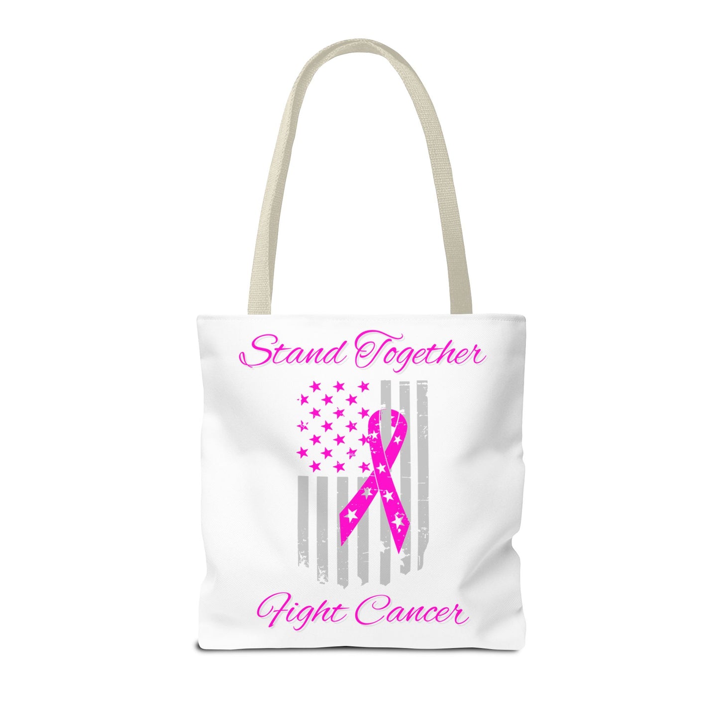 Stand Together Fight Breast Cancer Tote Bag (AOP)