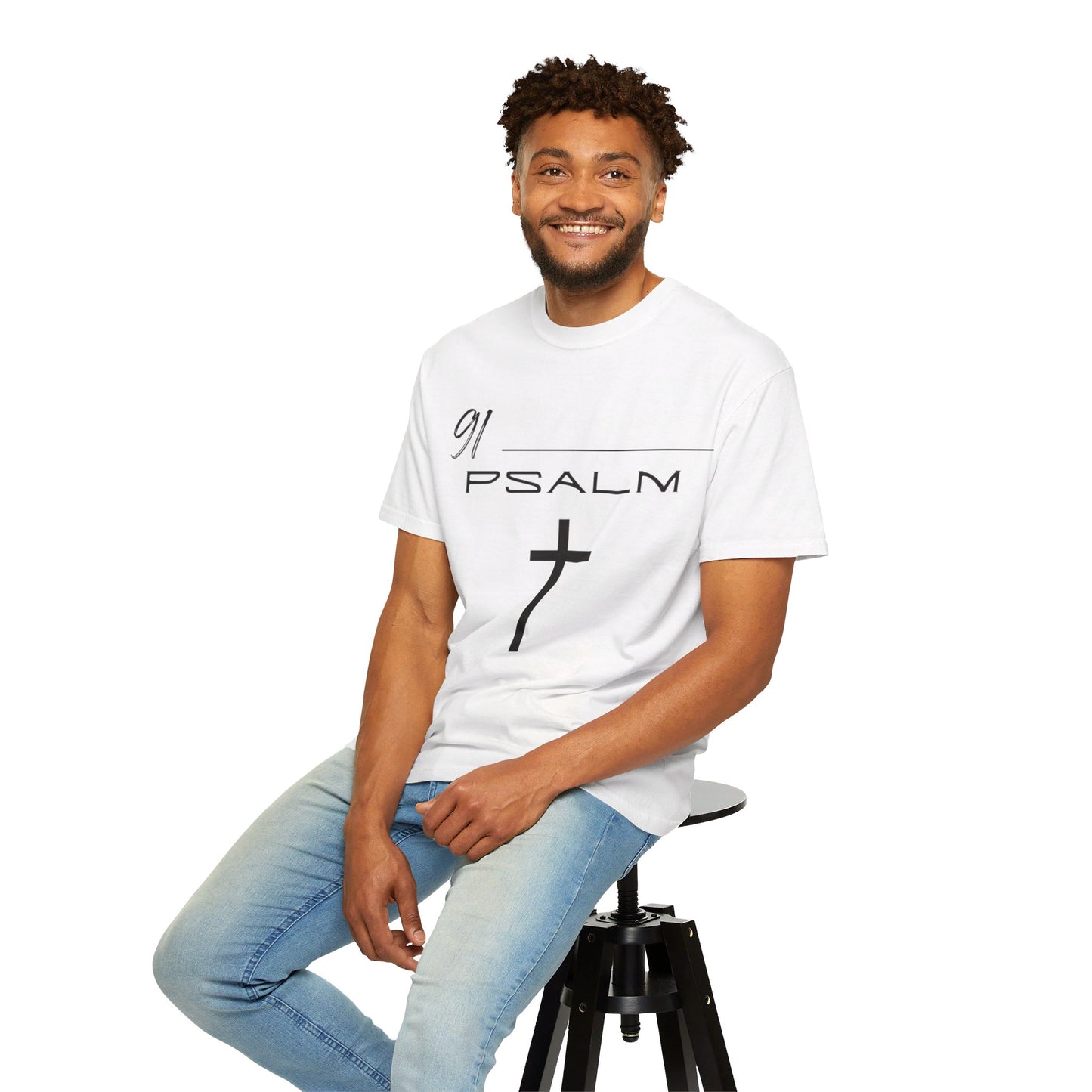 Psalm 91 Unisex Garment-Dyed T-shirt