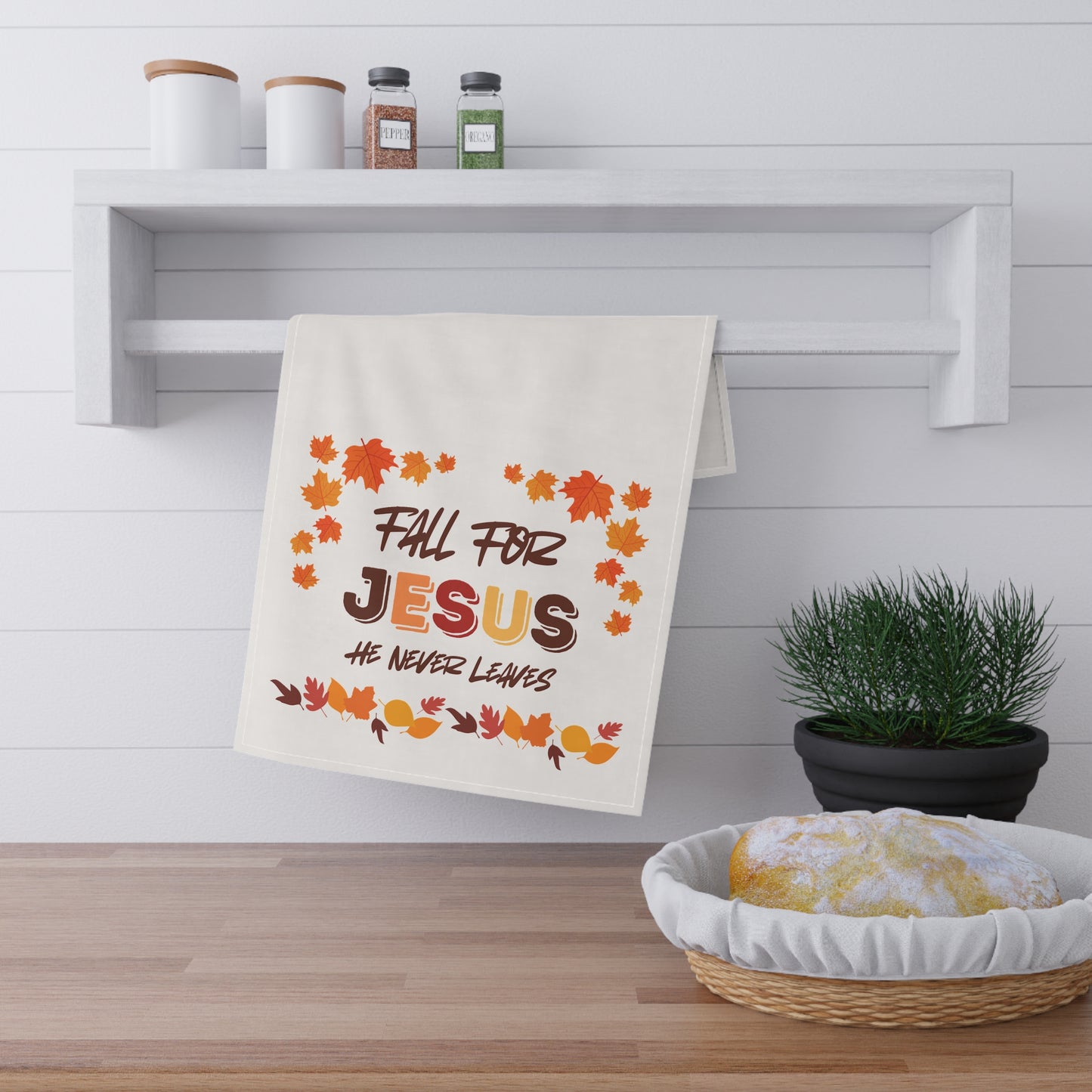 Fall For Jesus Harvest Tea Towels (cotton, poly)