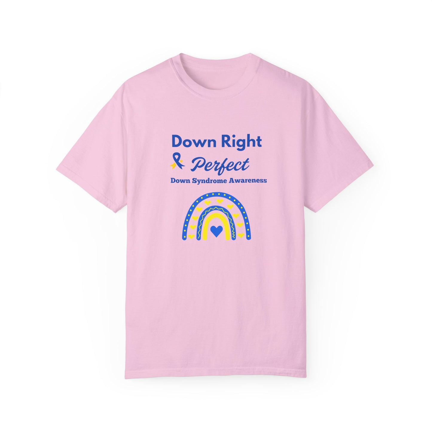 Down Right & Perfect Unisex Garment-Dyed T-shirt