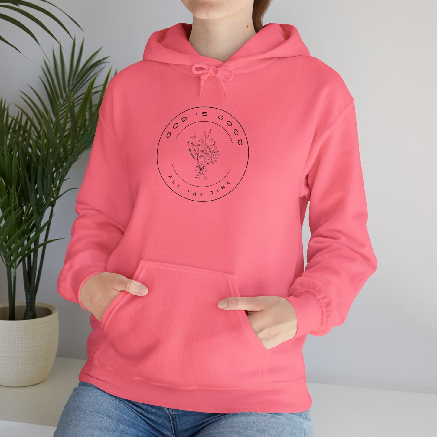 God Is Good All The Time Unisex Heavy Blend™ Hooded Sweatshirt