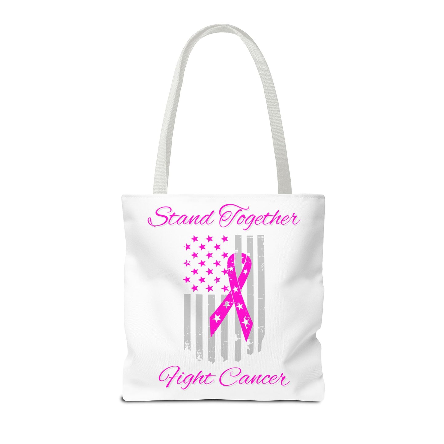 Stand Together Fight Breast Cancer Tote Bag (AOP)