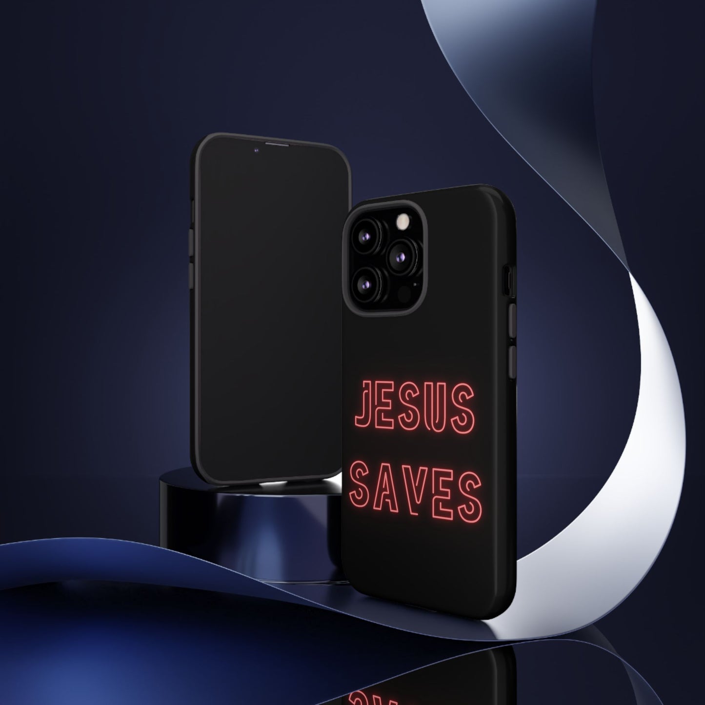 Jesus Saves Neon Signage Tough Cases Iphone Samsung Google